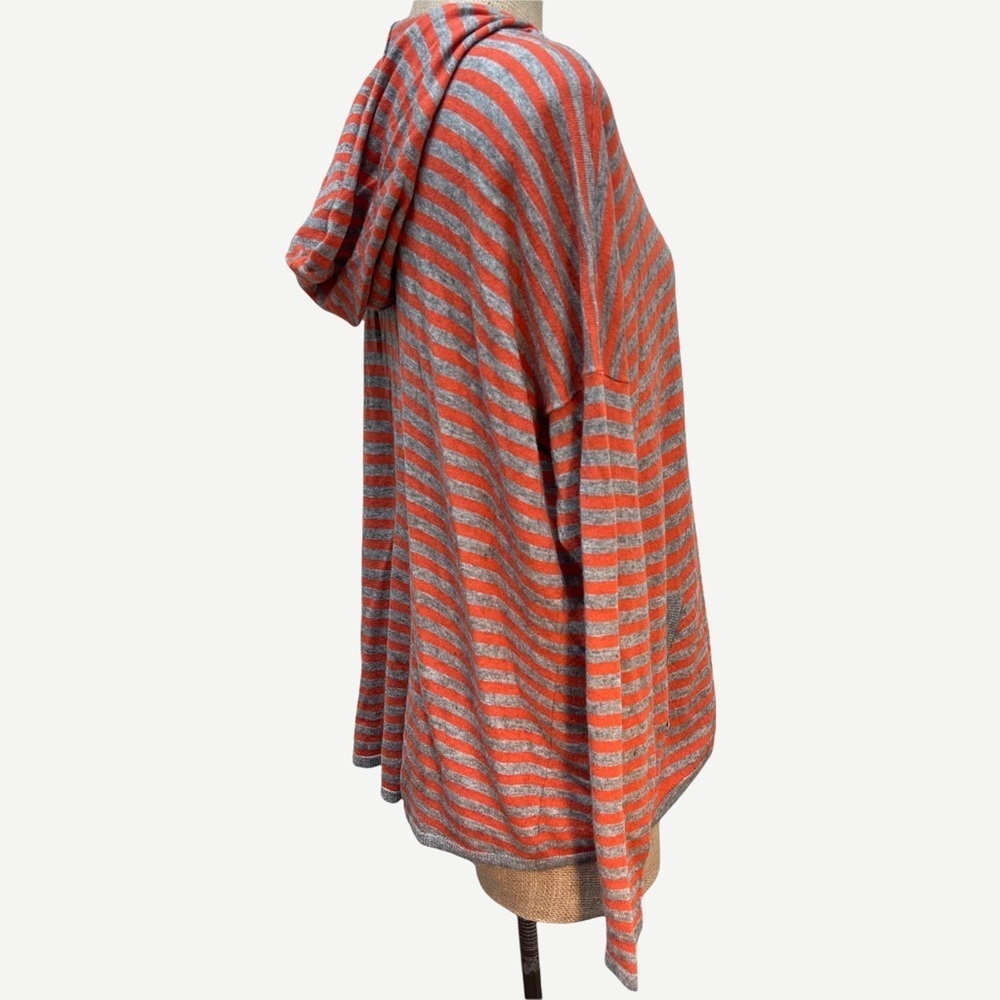 Joie Striped Wool Blend Hooded Sweater S - Picture 4 of 5